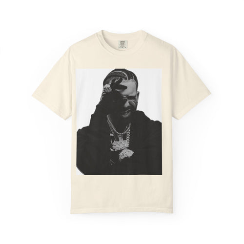 Drake Photo Tee — Black & White Portrait Streetwear T-Shirt