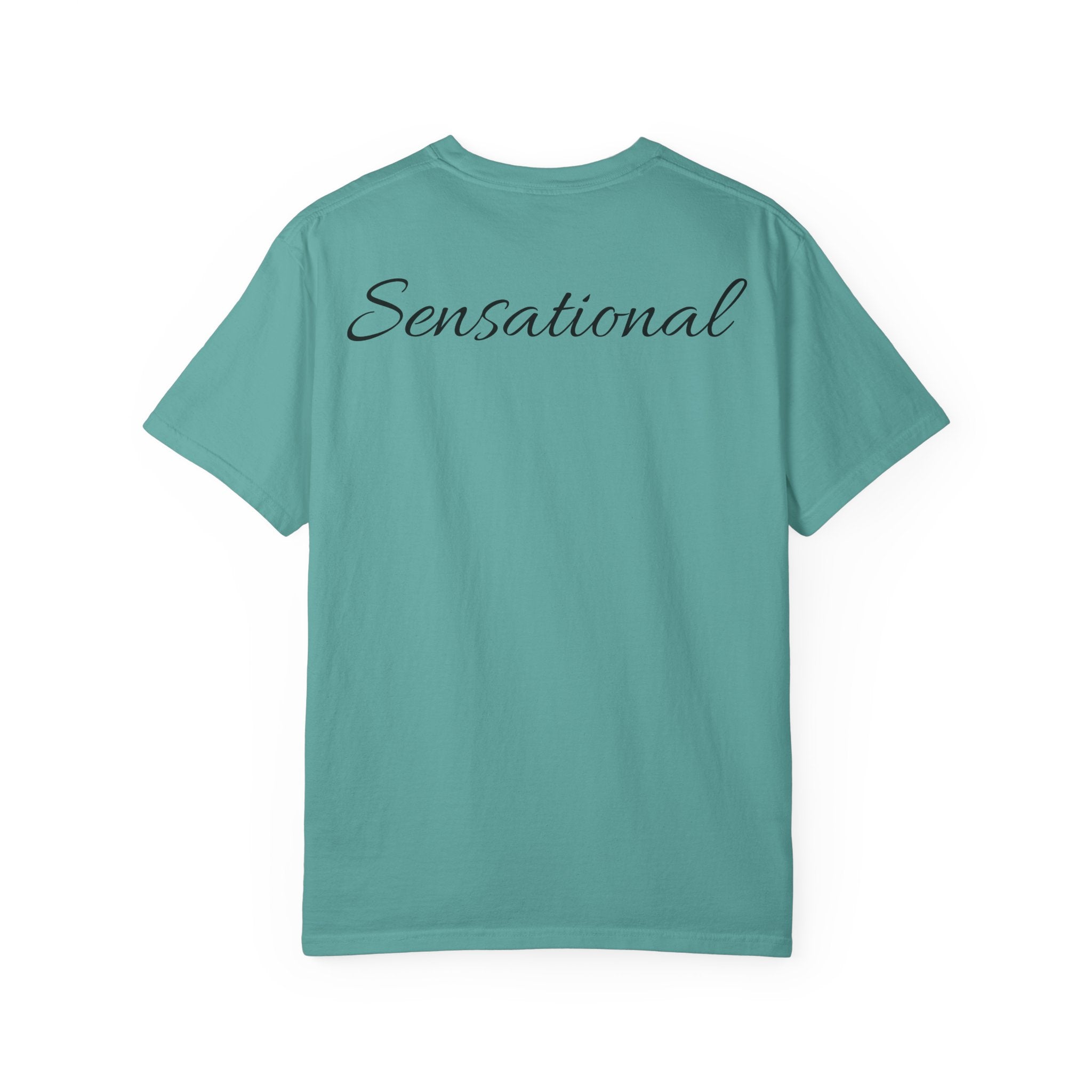 Sensational Script Tee — "Sensational" Back-Print Casual T-Shirt