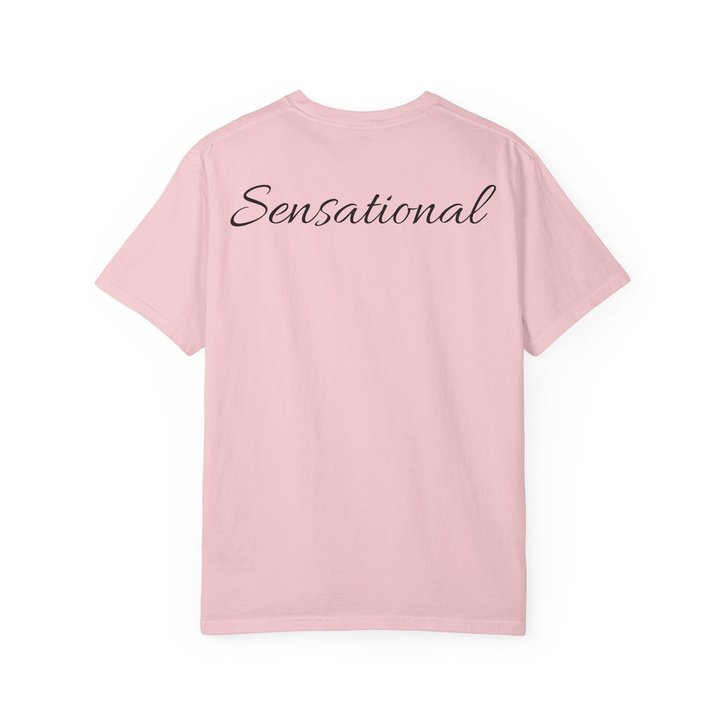 Sensational Script Tee — "Sensational" Back-Print Casual T-Shirt