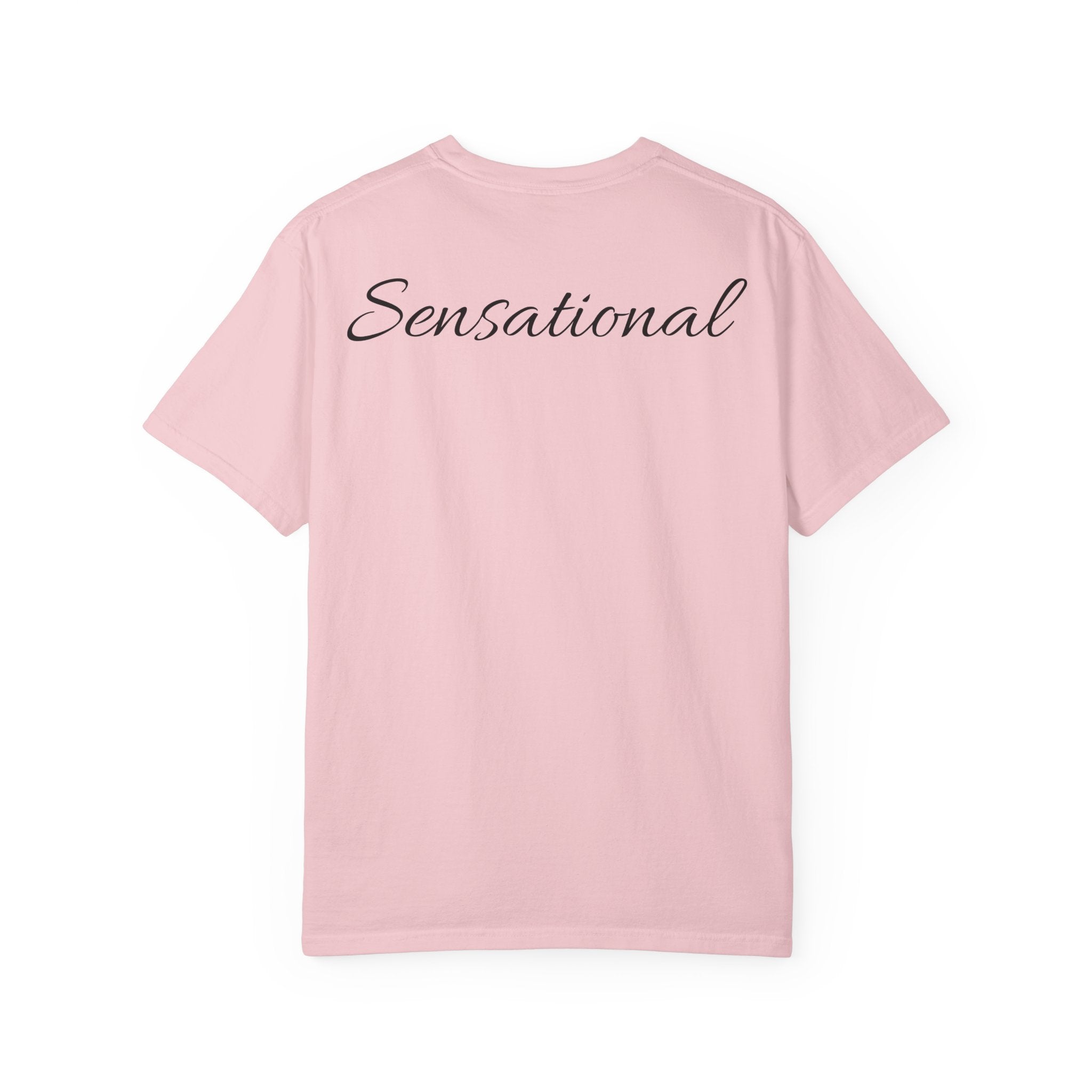 Sensational Script Tee — "Sensational" Back-Print Casual T-Shirt
