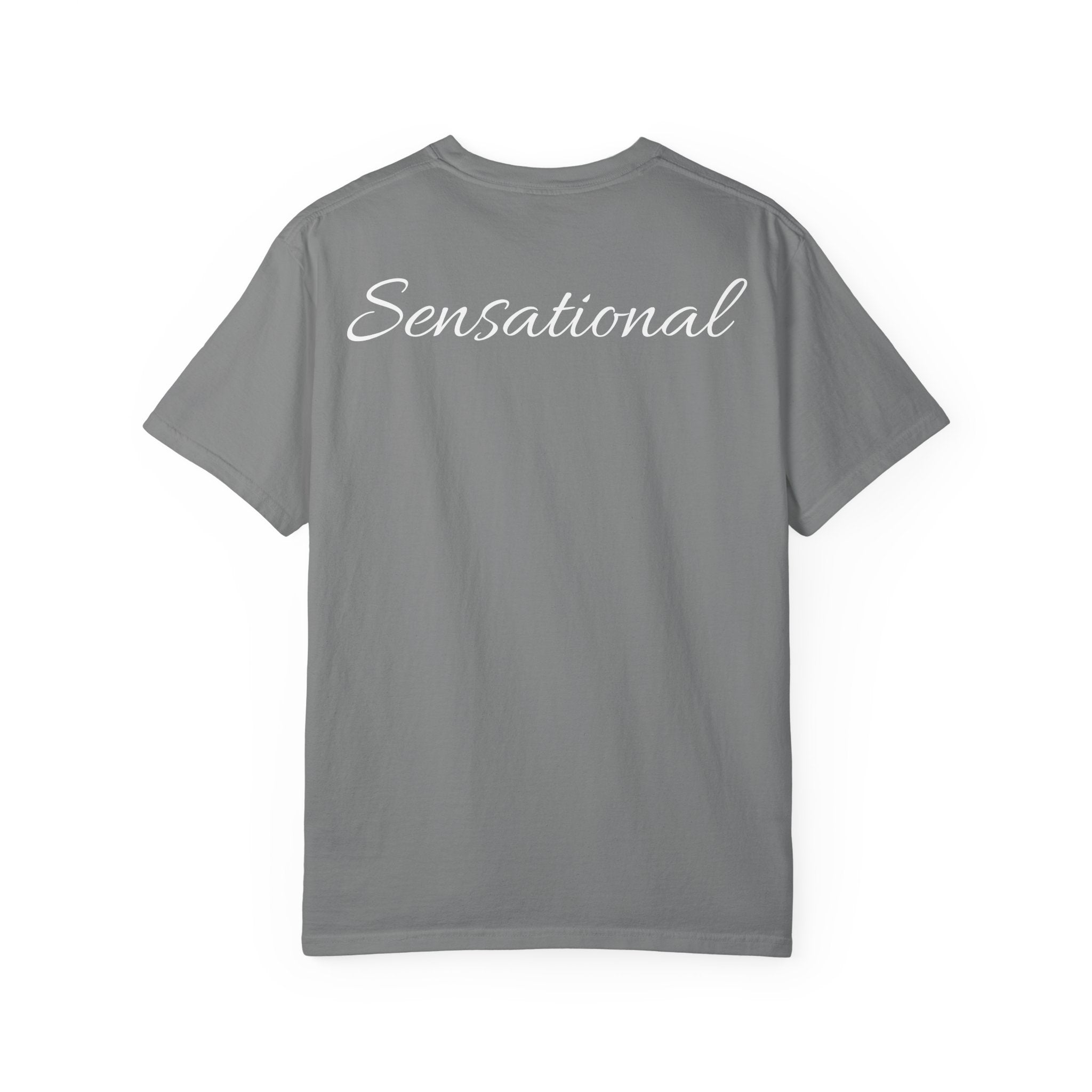 Sensational Script Tee — "Sensational" Back-Print Casual T-Shirt