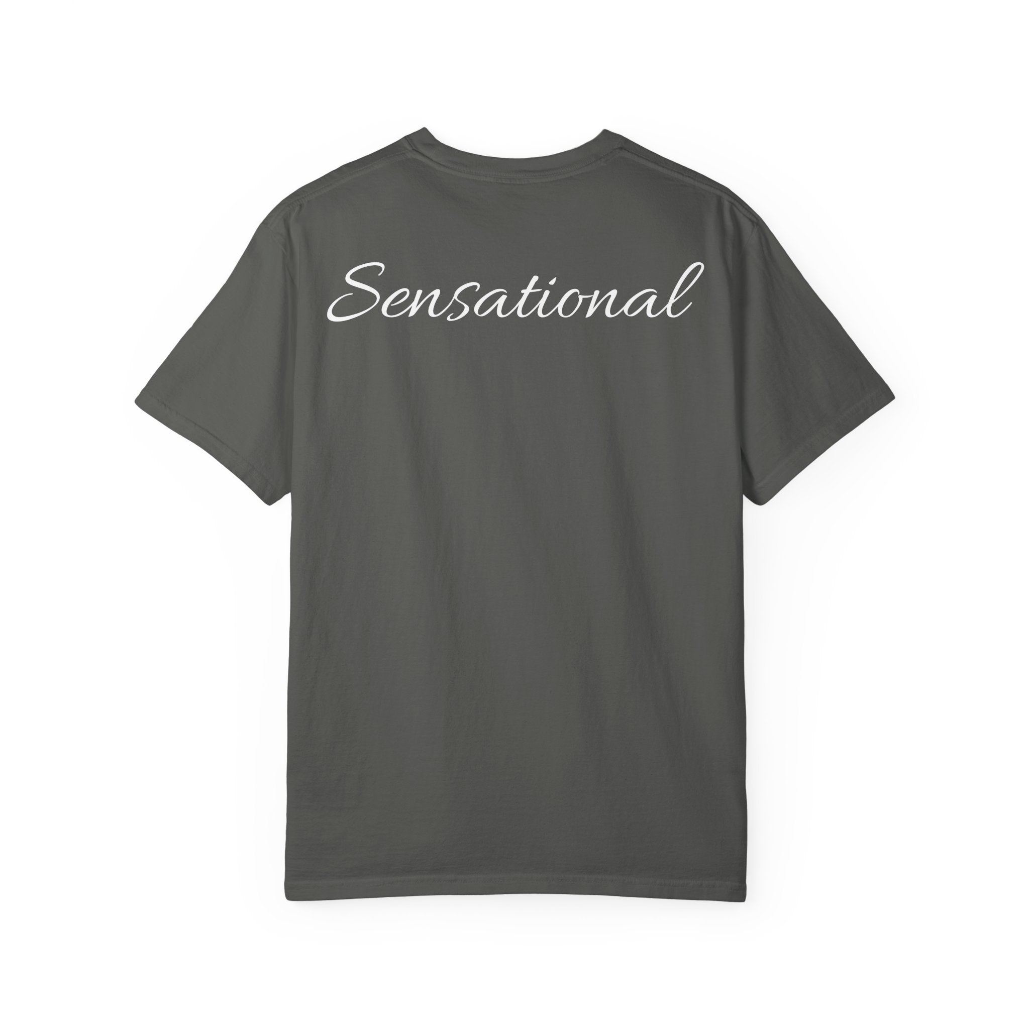 Sensational Script Tee — "Sensational" Back-Print Casual T-Shirt