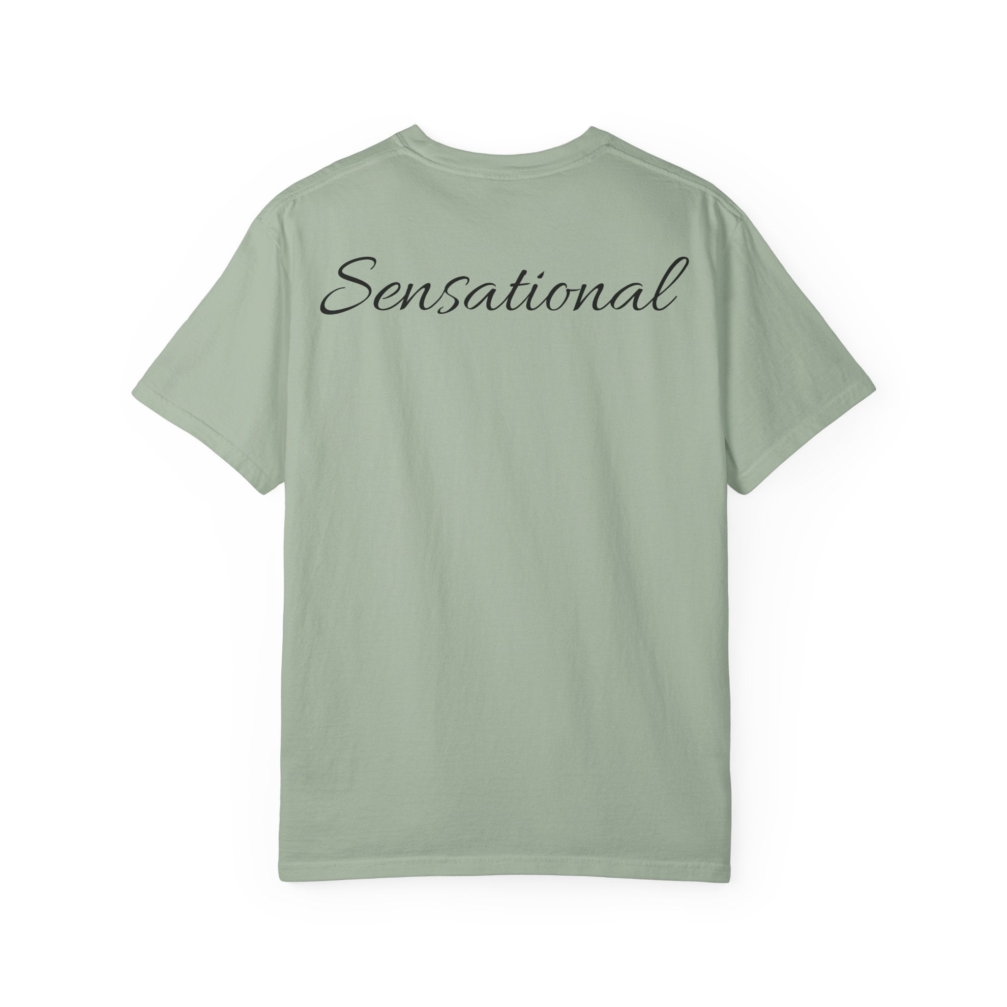 Sensational Script Tee — "Sensational" Back-Print Casual T-Shirt