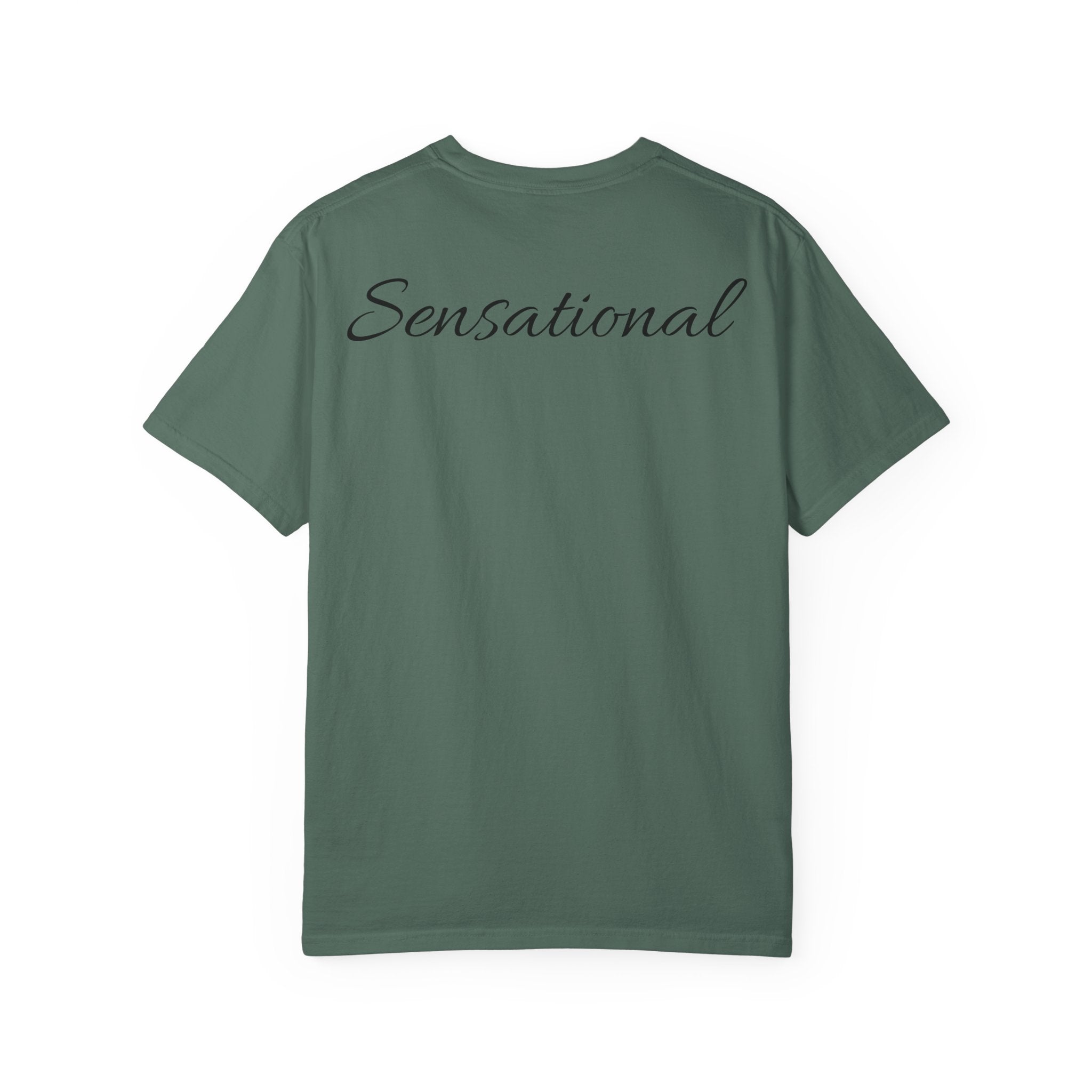 Sensational Script Tee — "Sensational" Back-Print Casual T-Shirt