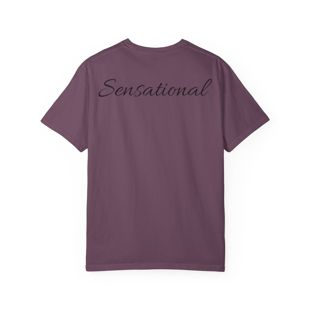 Sensational Script Tee — "Sensational" Back-Print Casual T-Shirt