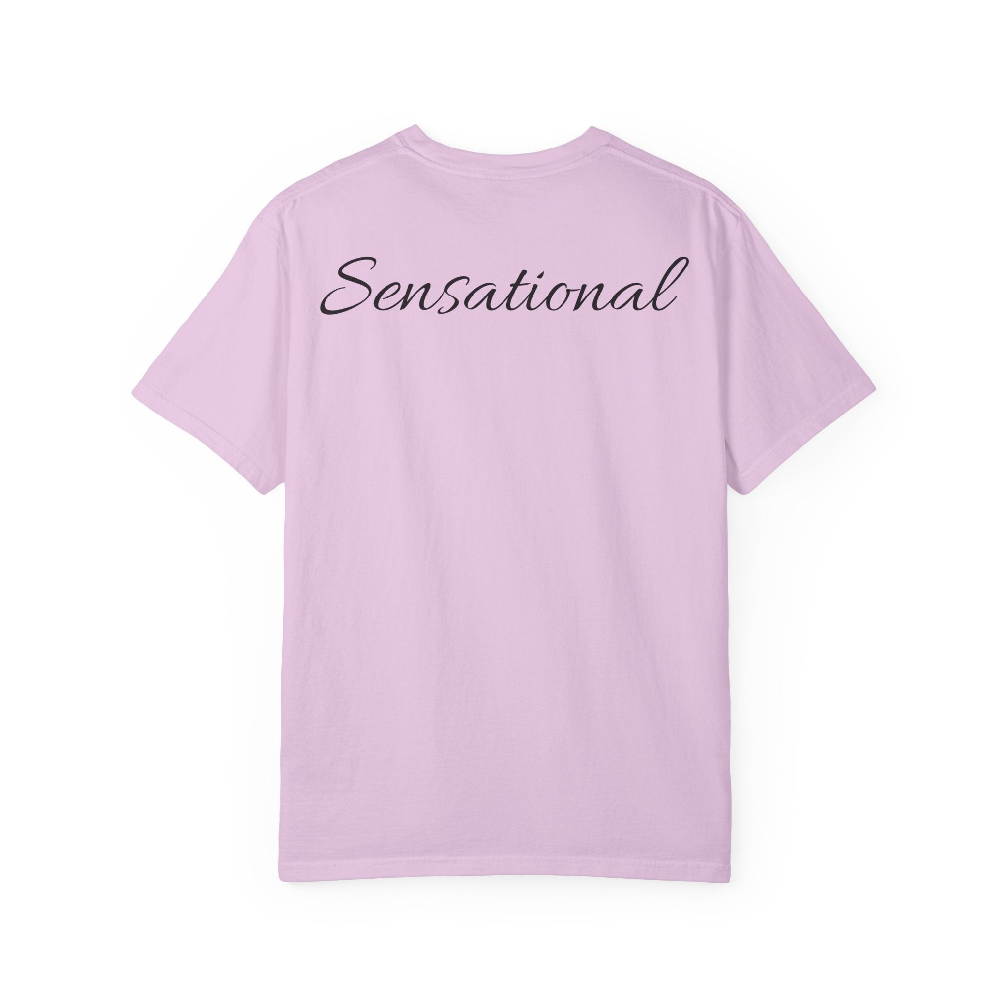 Sensational Script Tee — "Sensational" Back-Print Casual T-Shirt