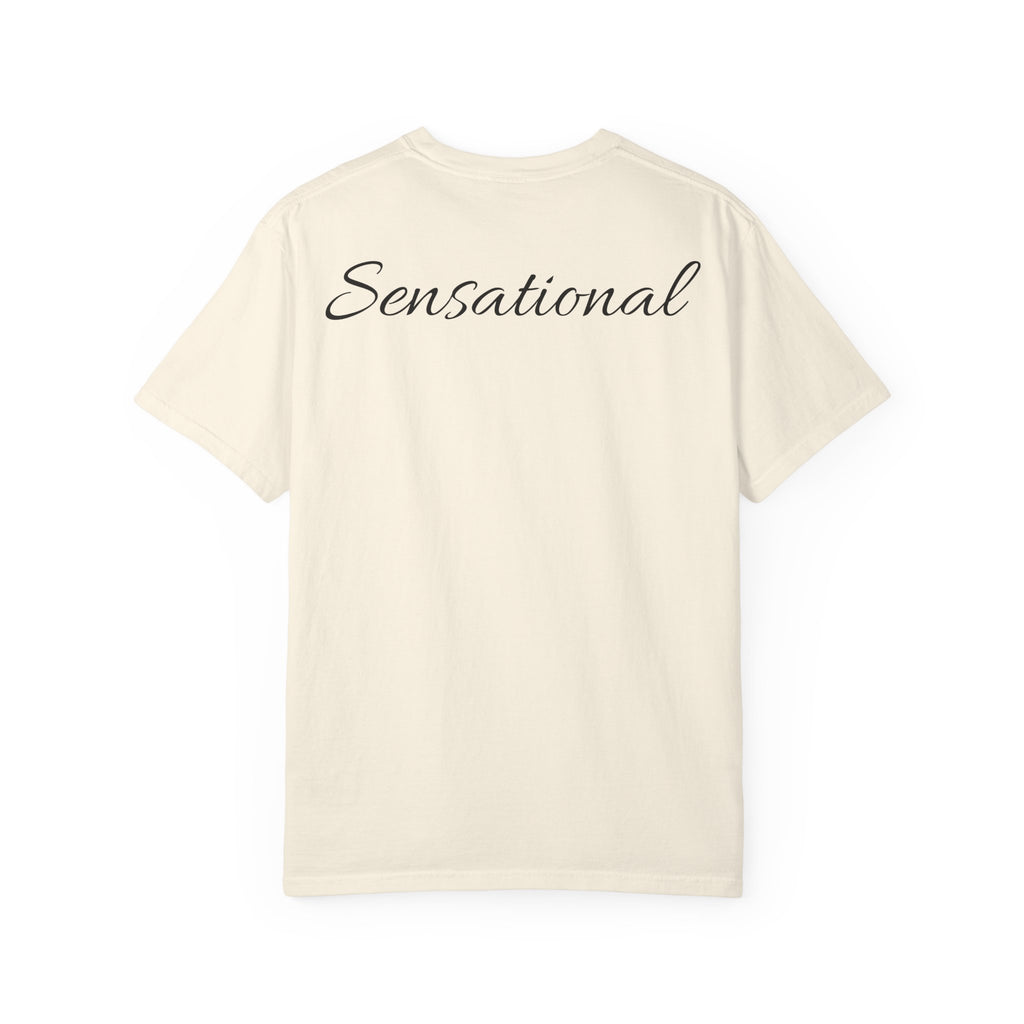 Sensational Script Tee — "Sensational" Back-Print Casual T-Shirt