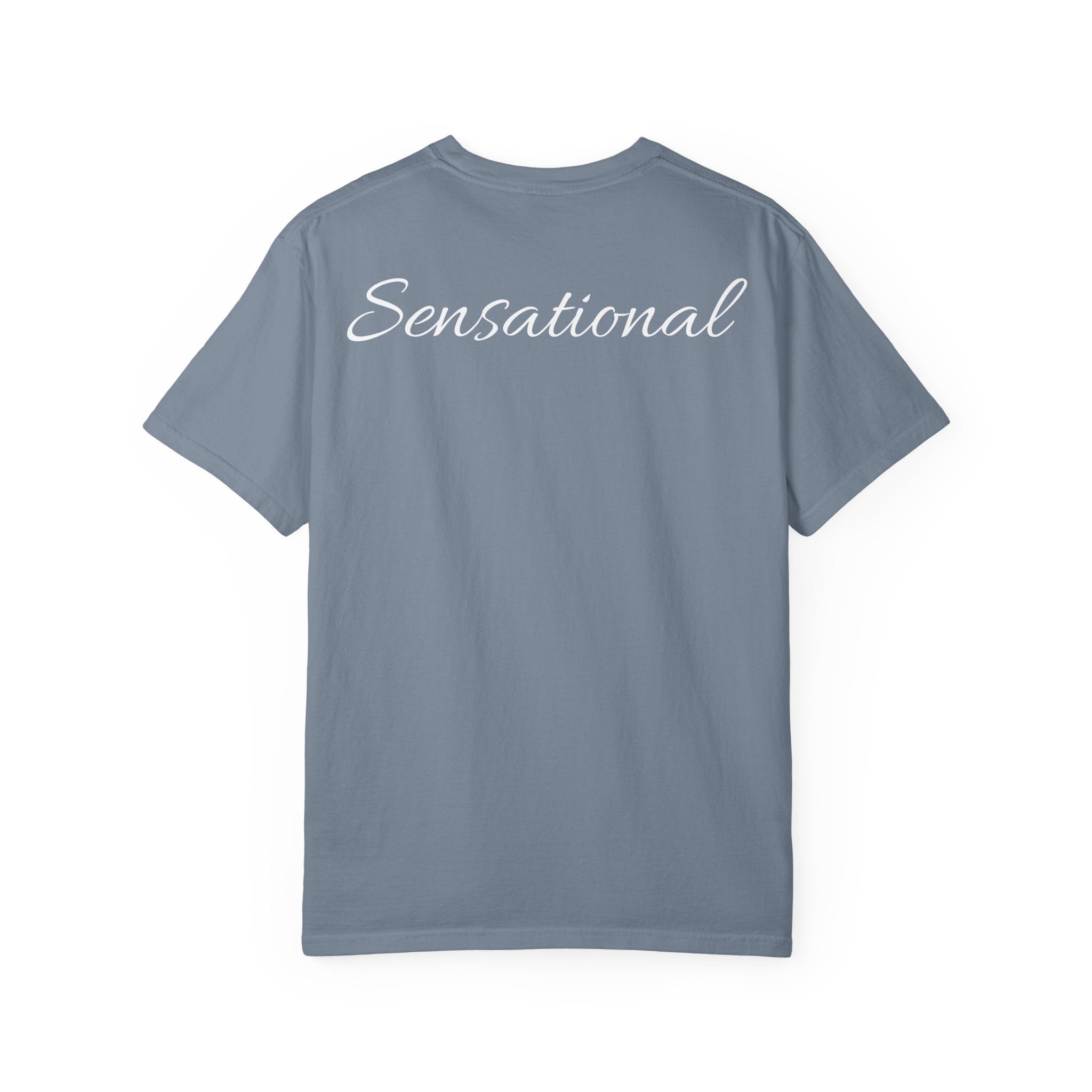 Sensational Script Tee — "Sensational" Back-Print Casual T-Shirt