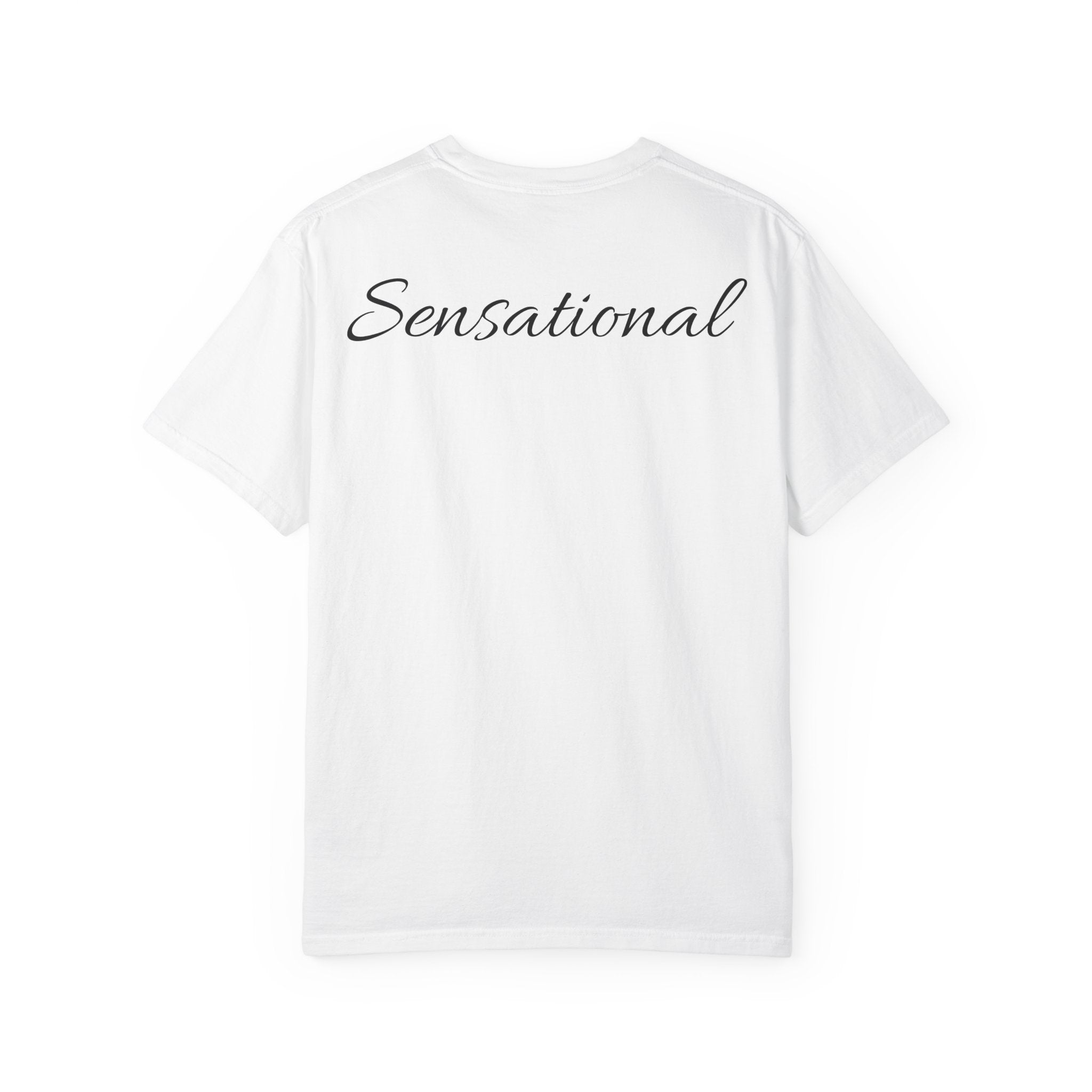 Sensational Script Tee — "Sensational" Back-Print Casual T-Shirt