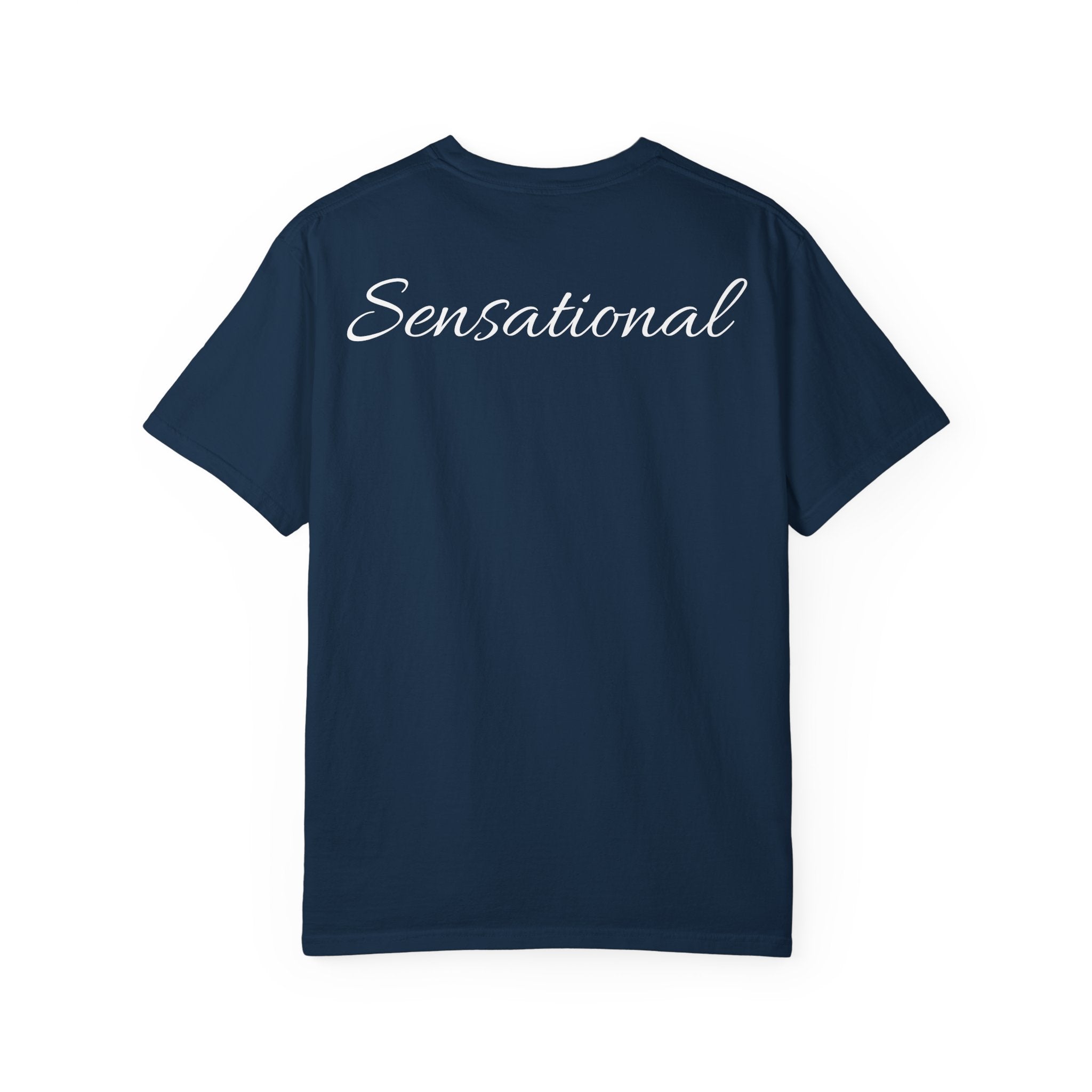 Sensational Script Tee — "Sensational" Back-Print Casual T-Shirt